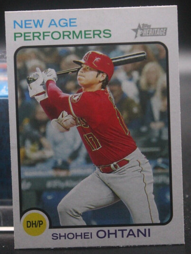 Shohei Ohtani (Angels) - 2022 Topps Heritage New Age Performers #NAP4