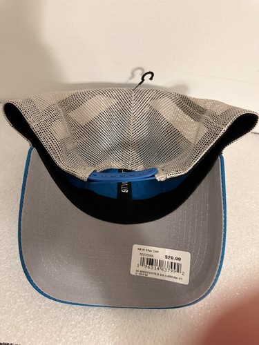 Carolina Panthers NE 9Twenty Team Headwear Devoted Mesh Snapback Hat Cap Men - Picture 5 of 7