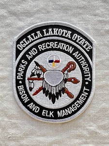 OGLALA LAKOTA OYATE PARKS & RECREATION AUTHORITY SOUTH DAKOTA COLLECTIBLE PATCH