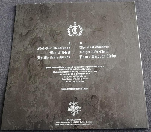 THE COMMITTEE - Power Through Unity LP (RED-WHITE Vinyl,limited 100 Copies) NEW - Picture 6 of 6