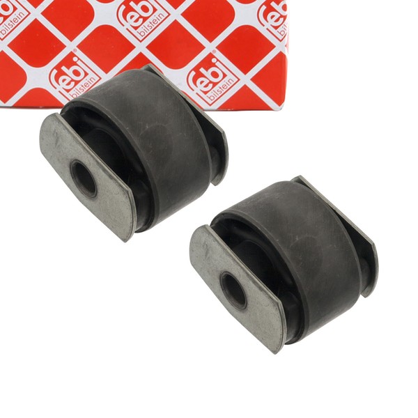2X febi 09396 Querlenkerlager FüR Renault Safrane I II Vorderachse Unten Hinten-image
