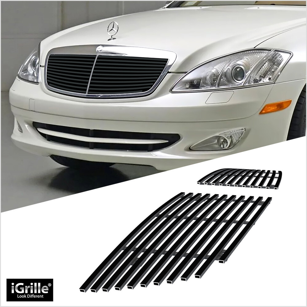 New Bumper Cover Grille For Mercedes-Benz S-Class 2007-2011 – Front Lower Center Plastic – Keystone MB1036132 2218852322
