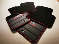 TAPPETINI IN PELLE E VELLUTO FIAT 500 ABARTH ESSEESSE PERSONALIZZABILI