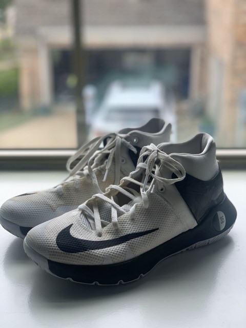 Nike Kevin Durant KDTrey5âs Menâs size 9.5 womenâs 7.5 White shoes USED W/ box | eBay