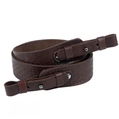 Tactical Rifles Belt Strap Shotgun Hunting Shooting Leather Shoulder Sling Rifle - Picture 3 of 14