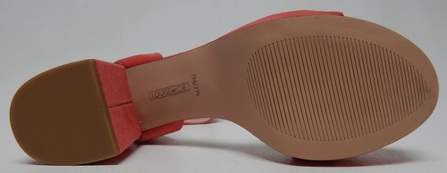 Louise et Cie Hanya Sz 7 M EU 37.5 Women's Suede Ankle Strap Sandals Panama Pink - Picture 11 of 13