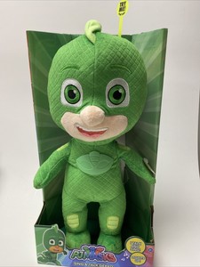 PJ Masks Sing and Talk Gekko Plush Toy Doll New 14â Sings, Talks, & Lights Up | eBay