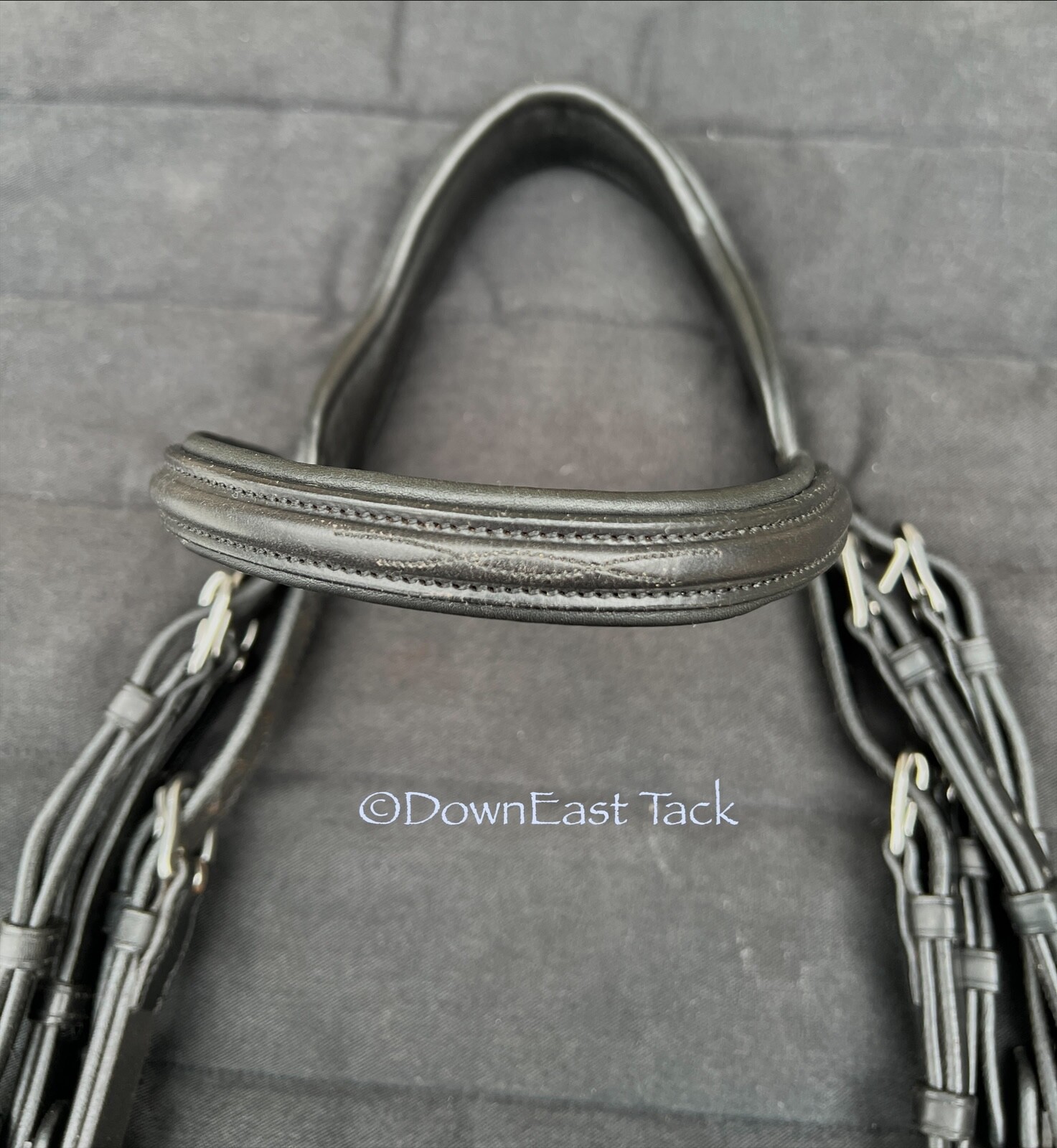 Cob-size ANTARES Original Design Dressage Double bridle - Lovely! Retail $600+