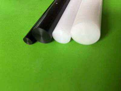 Acetal pom c Rod Black White Engineering Plastic Round Bar Nylon Delrin Up To 60