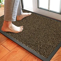 Non Slip Rubber Mat Door Mats Indoor Outdoor Washable Rugs Welcome Door Mat