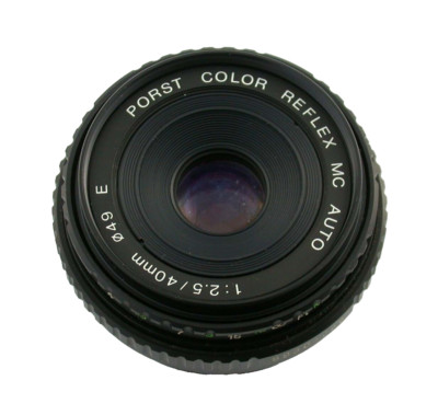 PORST Color Reflex 2,5/40 Pancake 40mm F2,5 Pentax K PK adaptable EOS MFT A7