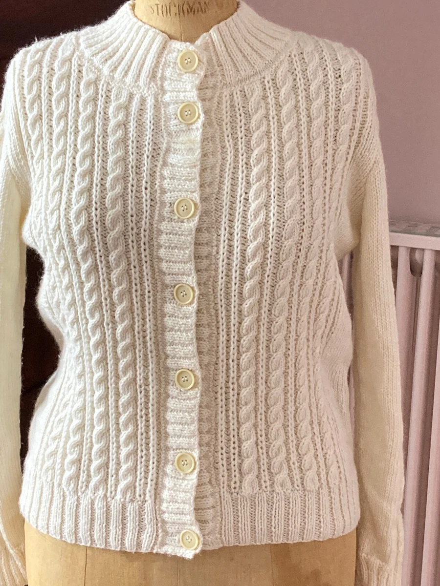 Cardigan en laine Des Petits Hauts Blanc taille 1 0-5 en Laine - 61810094