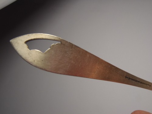 Antique Evangeline Louisiana Oak Tree Benches Sterling Souvenir Spoon 5 5/8" - Picture 12 of 20