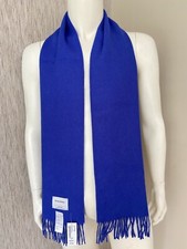 THE INOUE BROTHERS ROYAL BLUE BRUSHED ALPACA SCARF RETAIL