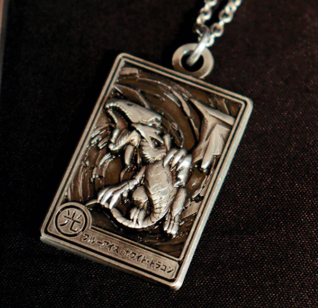 【Yu-Gi-Oh! x King Ice】Blue Eyes White Dragon Necklace ♪ Blue Eyes White Dragon Necklace | Yu-Gi-Oh! Jewelry – King Ice