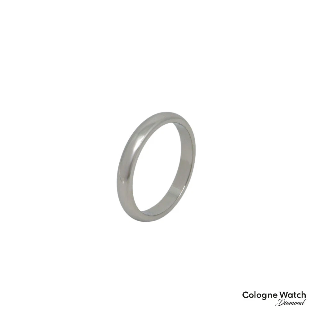 Fede nuziale Cartier 1895 in platino PT 950 misura 70 con custodia