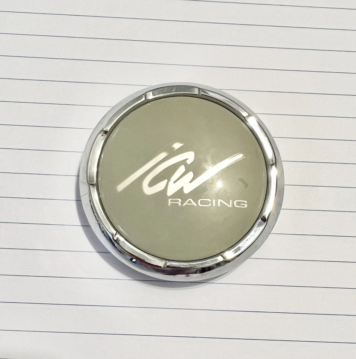 ICW Chrome Custom Wheel Center Cap – EMR372-CAP / PCW-3B – Single Rare Piece