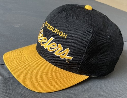 Cappello snapback vintage anni '90 Pittsburgh Steelers specialità sportive script - Foto 3 di 12