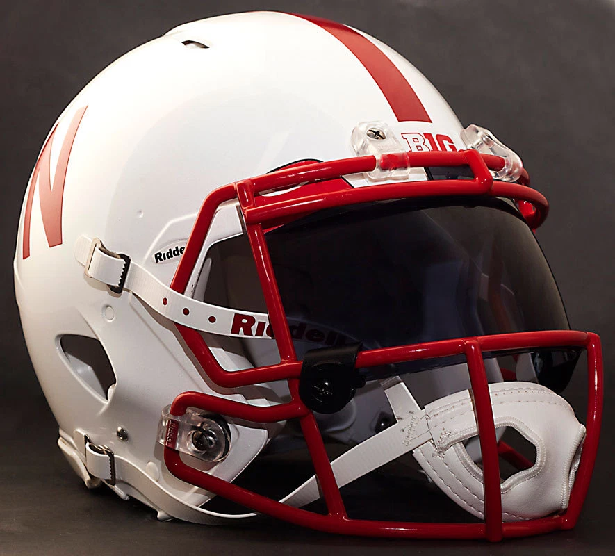 NEBRASKA CORNHUSKERS NCAA Authentic GAMEDAY Football Helmet w/ OAKLEY Eye Shield - Image 2 of 4