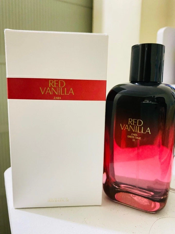 Zara Red Vanilla 6,09 Oz. - 180 ml Eau De Toilette Damenduft Parfüm Neu