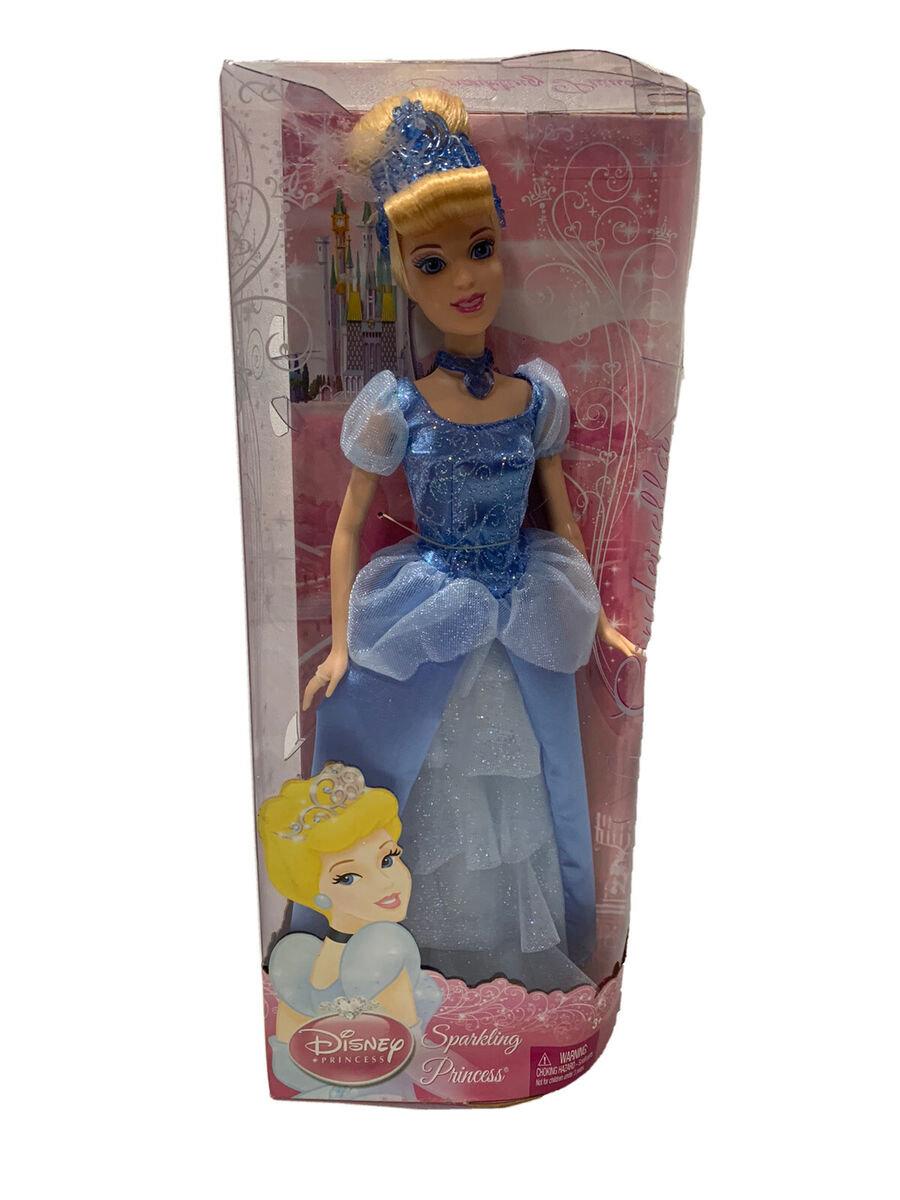 Disney Sparkling Princess 2010 Cinderella Doll Blue Dress Disney Sparkling Princess 2010 Cinderella Doll Blue Dress
