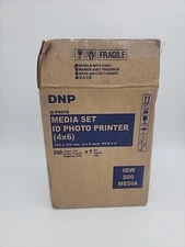 DNP 4x6" Paper and Ink Roll Media Set for IDW500 ID Photo Printer, 350 Prints