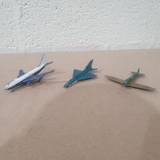 Vintage Lot 3 Matchbox Spitfire SB-8, MIG 21 ...
