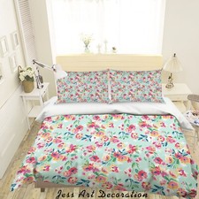 3D Floral Art Pattern Quilt Cover Set Duvet Cover Bedding Pillowcases