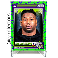 2024 Panini Score-A-Treat JAHEIM BELL Rising Stars #20 RC Green Bats PATRIOTS