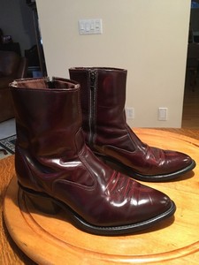 cordovan dress boots