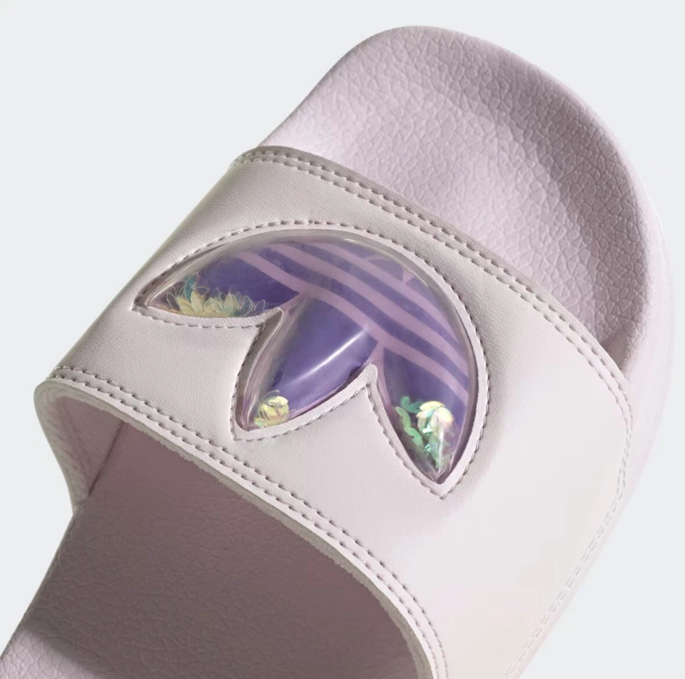 Adidas Originales Adilette Lite Slides Casi Rosa Trébol Flotante (HQ6595) Foto 3 de 4