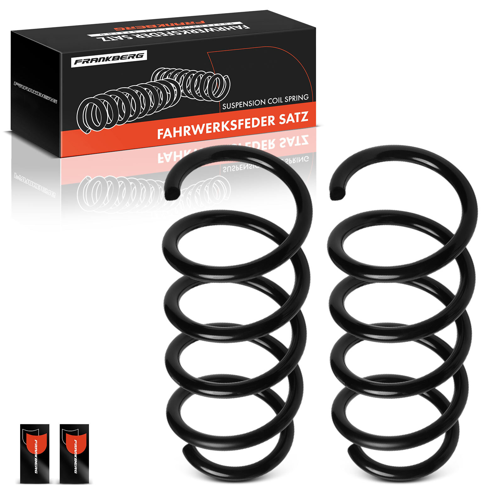 Frankberg 2x Coil Spring Set for Opel Vivaro 14-19 Vauxhall Vivaro 14-24 Front