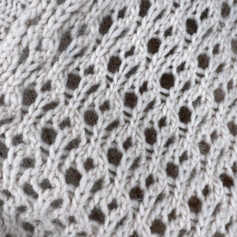 AMERICAN RAG BEGE SUÉTER MISTURA DE LÃ FRENTE ABERTA MALHA PEQUENO MÉDIO NEUTRO - Imagem 3 de 4