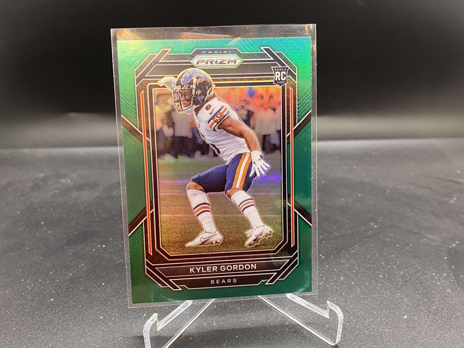 Kyler Gordon 2022 Prizm Green #385 Washington Bears RC Rookie