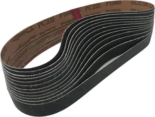 1X30 in Sanding Belts 12 Packs of Industrial Silicon Carbide Abrasive Ideal Knif