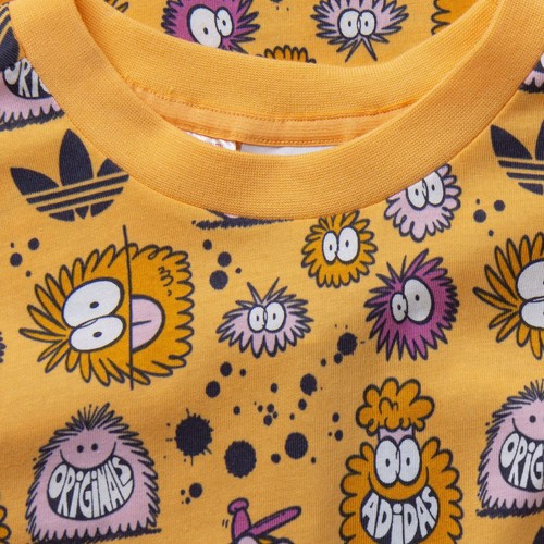 Adidas Originals Kevin Lyons Children Monster School Sports Leisure Shorts Shirt - Picture 2 of 4