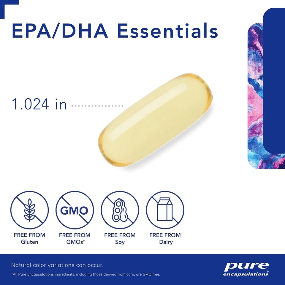 Pure Encapsulations EPA/DHA,Omega3 鱼油适用于心血管 180 克拉有效期至 01/27 — 第 3/4 张图片