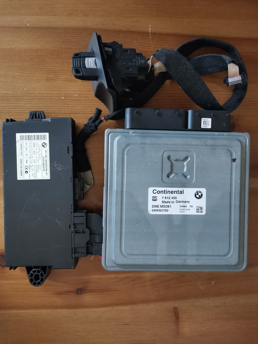 BMW E90 E91 E92 E93 325 N53 ECU SET 7612455 5wk93750 Msd81 | eBay
