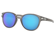 Oakley Latch Sunglasses - Prizm - Matte Grey Ink w/Prizm Sapphire Iridium