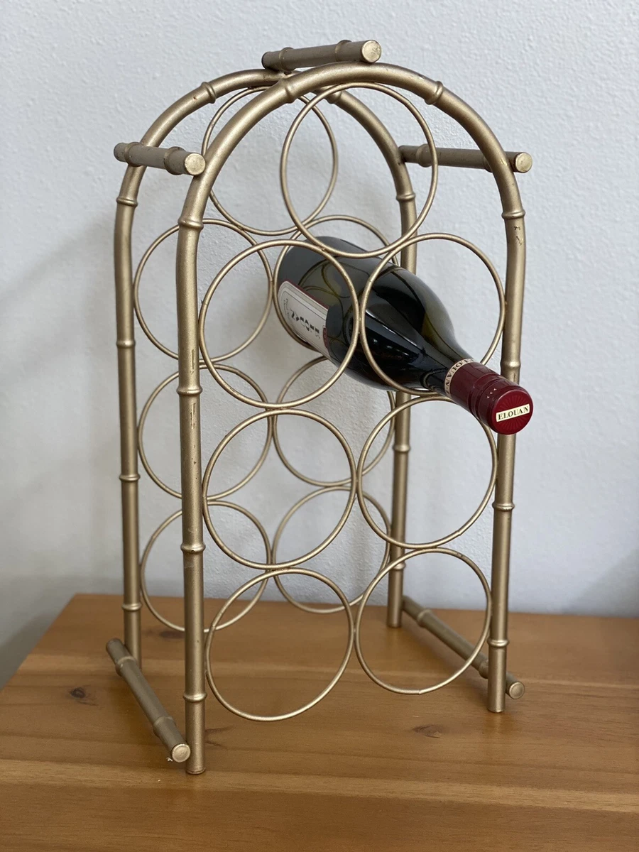Vintage Hollywood Regency Mid Century Gold Chinoiserie Bamboo