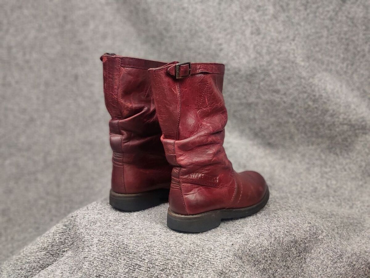 Vintage 90's Dirk Bikkembergs Dark Burgundy Red Faded Vintage 90's Dirk Bikkembergs Dark Burgundy Red Faded