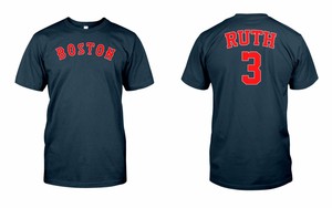 babe ruth red sox jersey