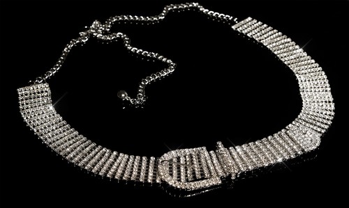 Cinturón De Cadena De Moda Cinturón De Cintura Cinturón De Cadera Con Strass - Imagen 10 de 10