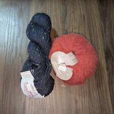 Nashua Creative Focus Cfba0785 dye lot 67365, Cascade 220 Tweed Color 7630 Yarn