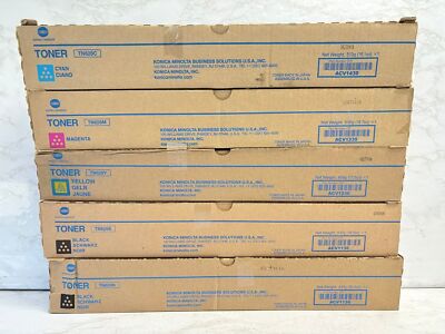 5 New Cosmetic Konica BHC450i,C550i TN626 CMYKK Toners (TN626LM) Same Day Ship