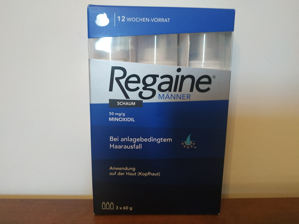 Regaine (Rogaine) Men Schiuma 5%: Miglior Prezzo Trattamento Capelli
