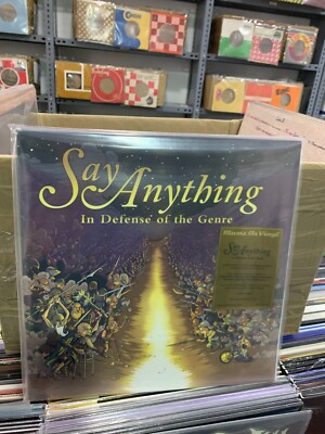 SAY ANYTHING 2LP In Verteidigung Des Genres Rauchfarbenes Vinyl Versiegelt 2022