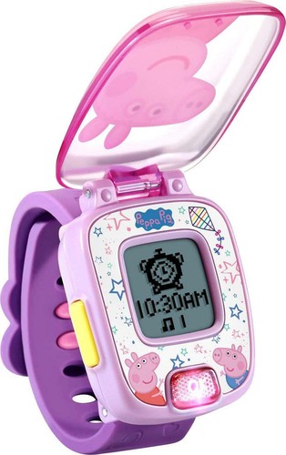 Kids Watch Peppa Pig Learning Watches Purple Children Games Educational Counting - Picture 4 of 10