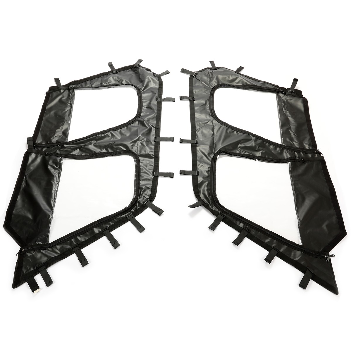 Soft Doors Cab Enclosure Set For 2012-2022 Kawasaki Teryx4 4 seat