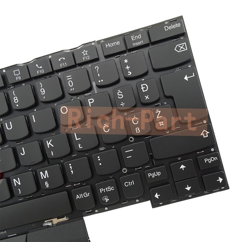 Słoweńska podświetlana klawiatura z trackpoint do Lenovo Thinkpad X13 Yoga Gen1 - Zdjęcie 3 z 5